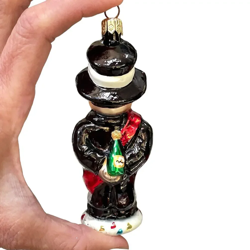 Christopher Radko Happy New Year 2000 Glass Ornament Christmas Mercury READ